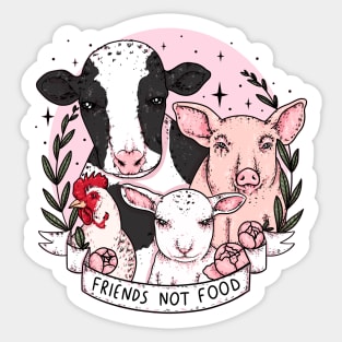 friends not food Sticker